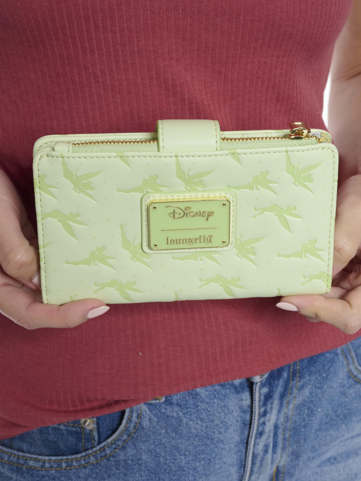 Loungefly Disney Tinker Bell Wallet Snap Flap Clutch
