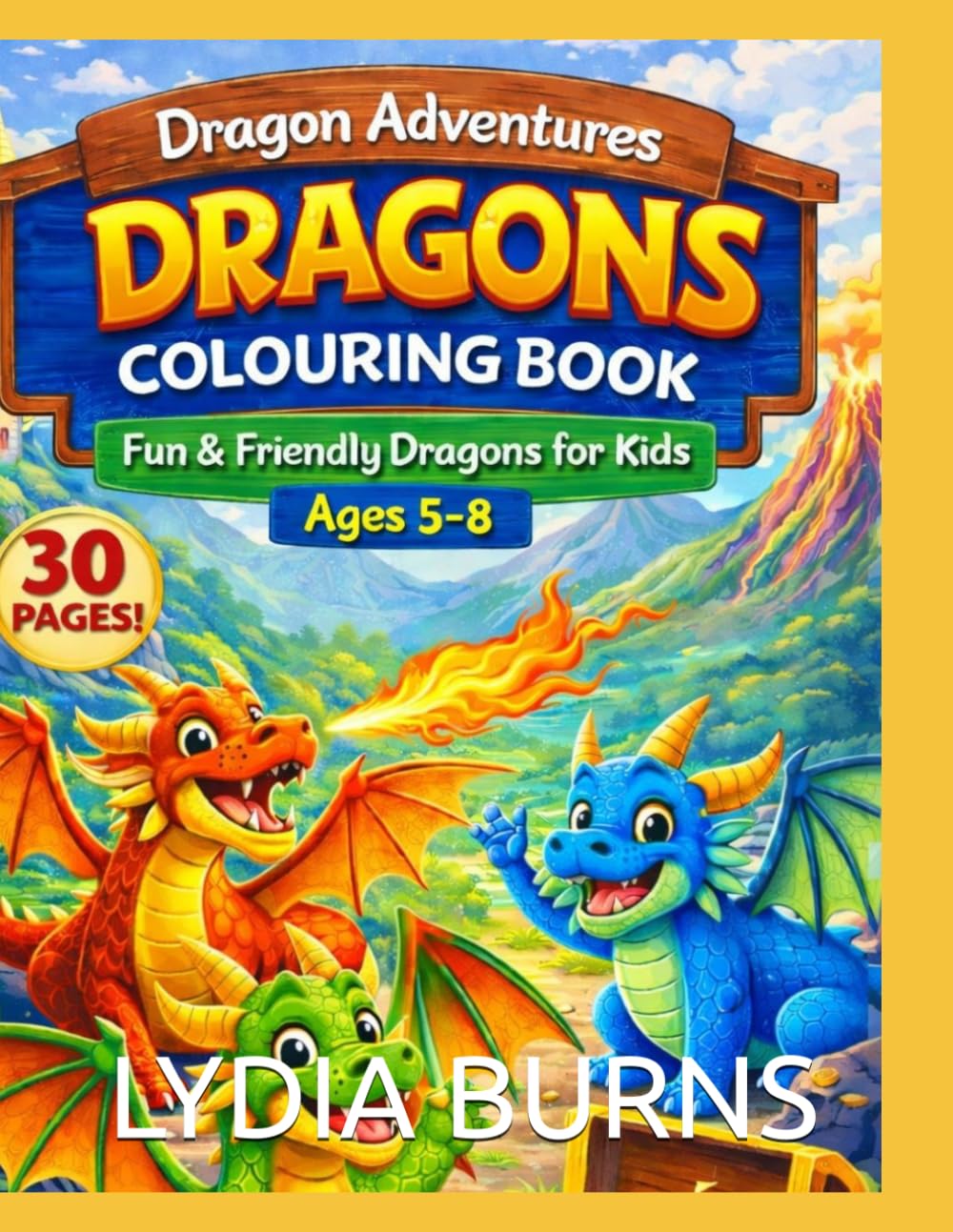Dragon Adventures Dragon Colouring Book