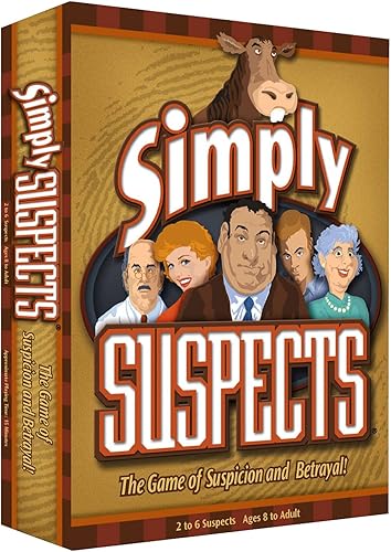 Simply Sospects - Juego de mesa de estrategia de Spy Alley