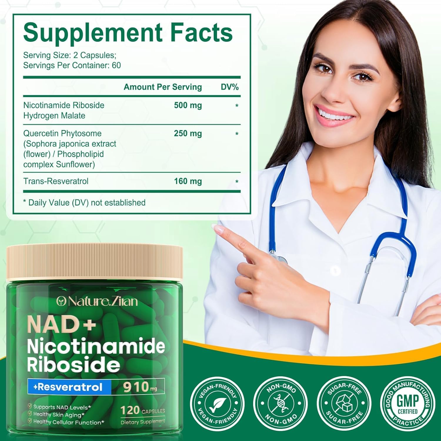 Amazon.com: O NATURE . ZIRAN NAD Supplement