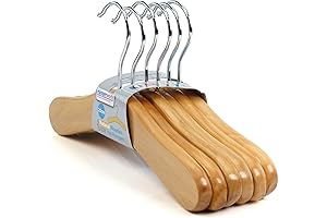 Wood Baby Hangers by HANGERWORLD for Gentle Garment Care