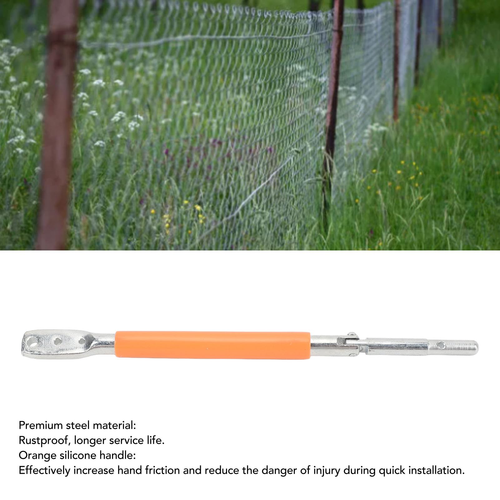 3 Hole Wire Twister, Wire Twisting Bender Multifunctional Handheld Wire Twisting Tool for Fixing Fence Wire and Wire Clip