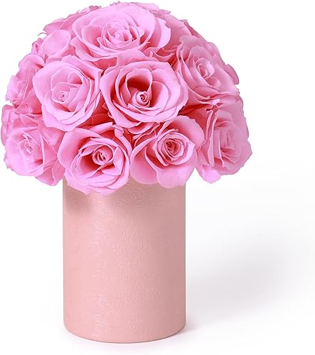 ANLUNOB Regalos de rosas para mujeres, regalos de cumpleaños para mujeres, mamá, esposa, abuela, ramo de rosas preservadas, regalos frescos para