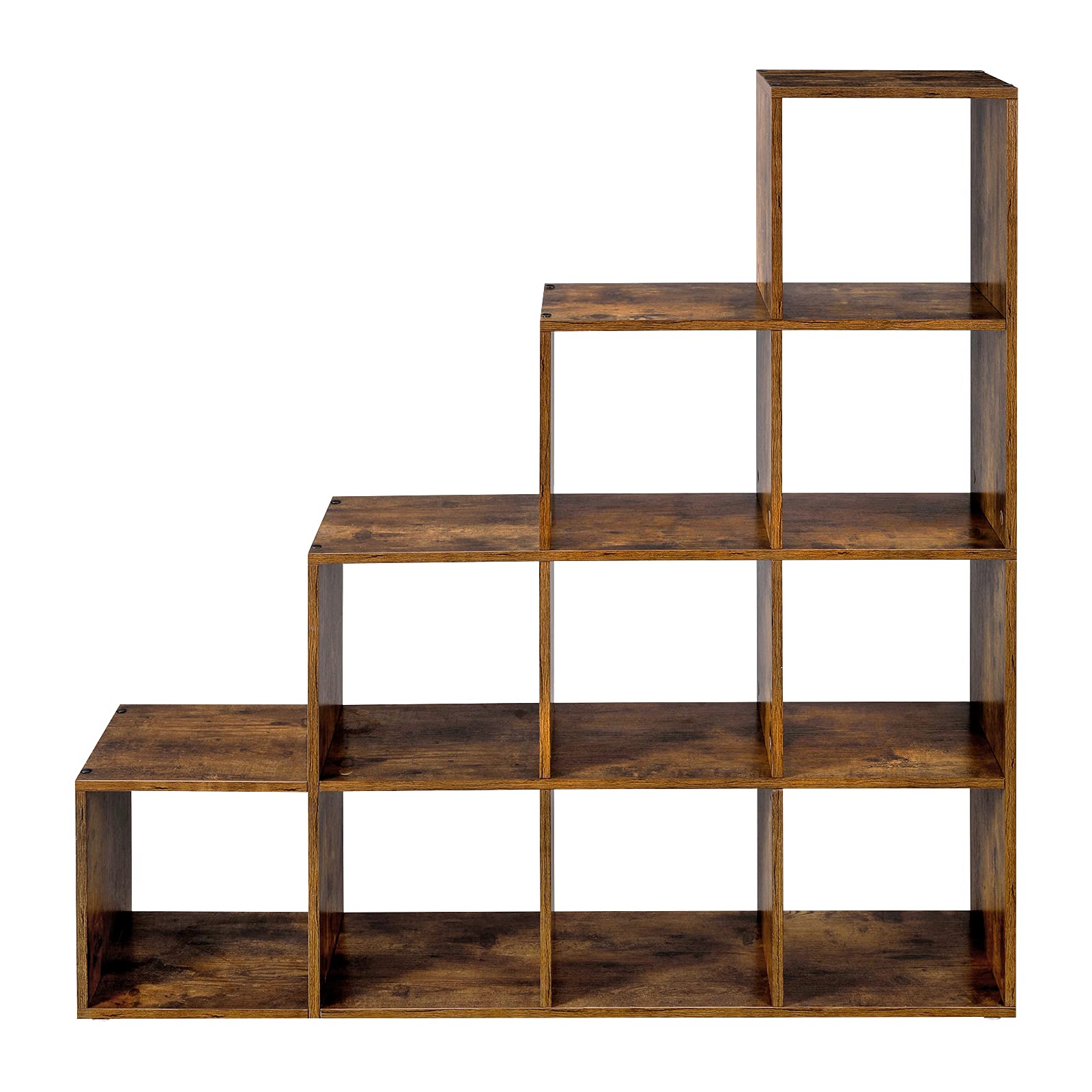 VASAGLE Bookshelves, 10Cube Bookcase, Room Divider, Display