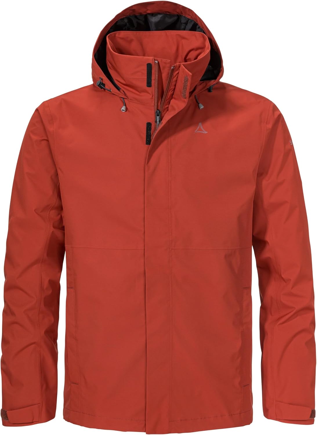 Sch ffel Windproof and waterproof rain jacket breathable outdoor jacket hiking jacket with stowable hood
