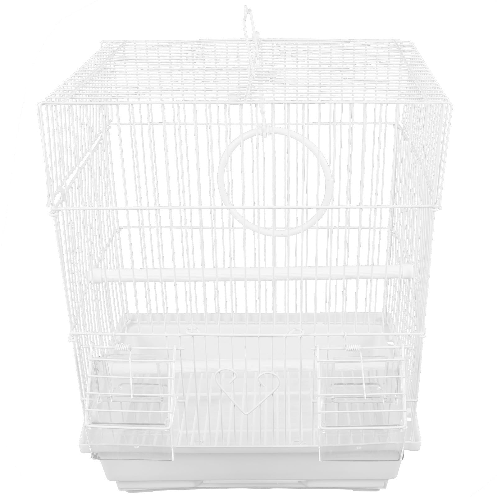 Cage oiseaux perruche HEMOTON en fer blanc pour éviter les fuites