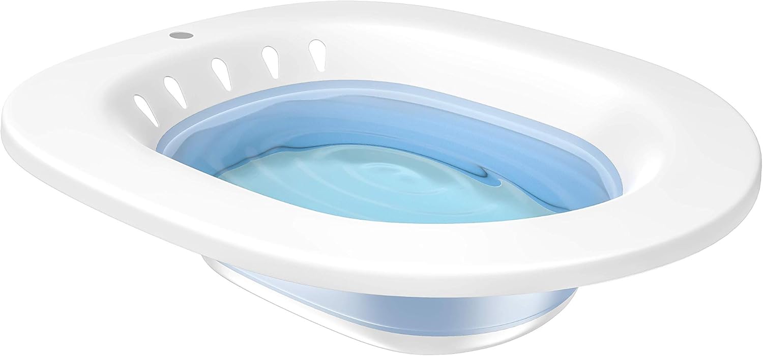 Kadra Sitz Bath With Storage Hook Sitz Bath for Toilet Seat,Yoni Steam Seat,Sitz
