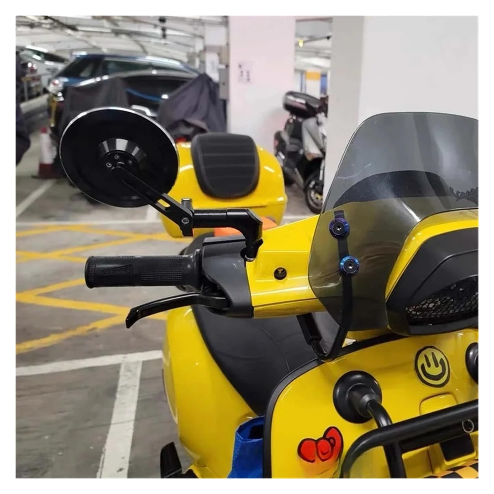 Espejo Retrovisor Universal para Motocicleta, De Aluminio CNC, para Manillar De Scooter, Accesorios para Motocicleta Espejo Retrovisor Motocicleta