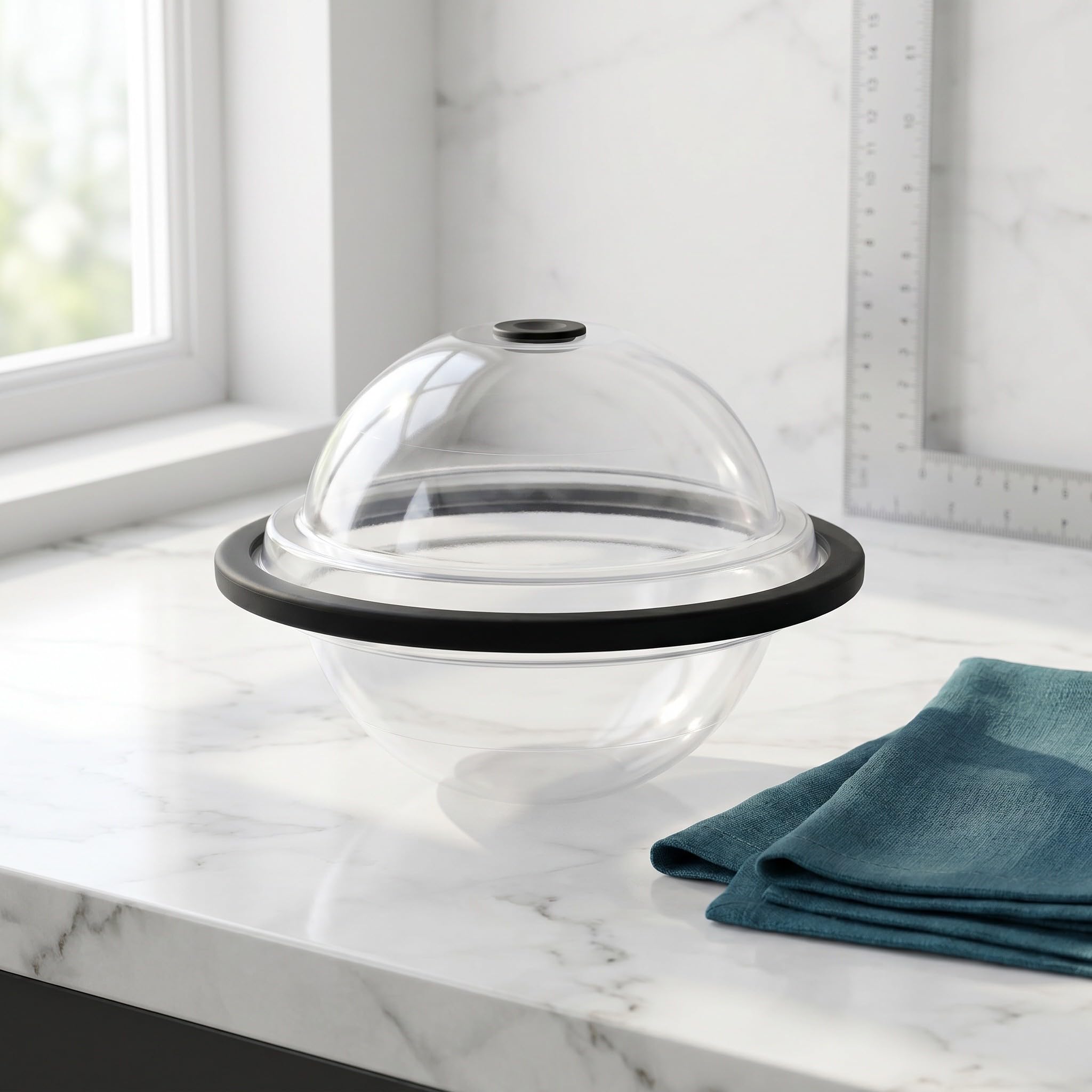 2 Juegos Molde para Cubos de Hielo en Forma de Bola, Gran | Molde Reutilizable, Desmoldeo Fácil y Forma Estable, para Bebida en Casa y Cócteles de Bar