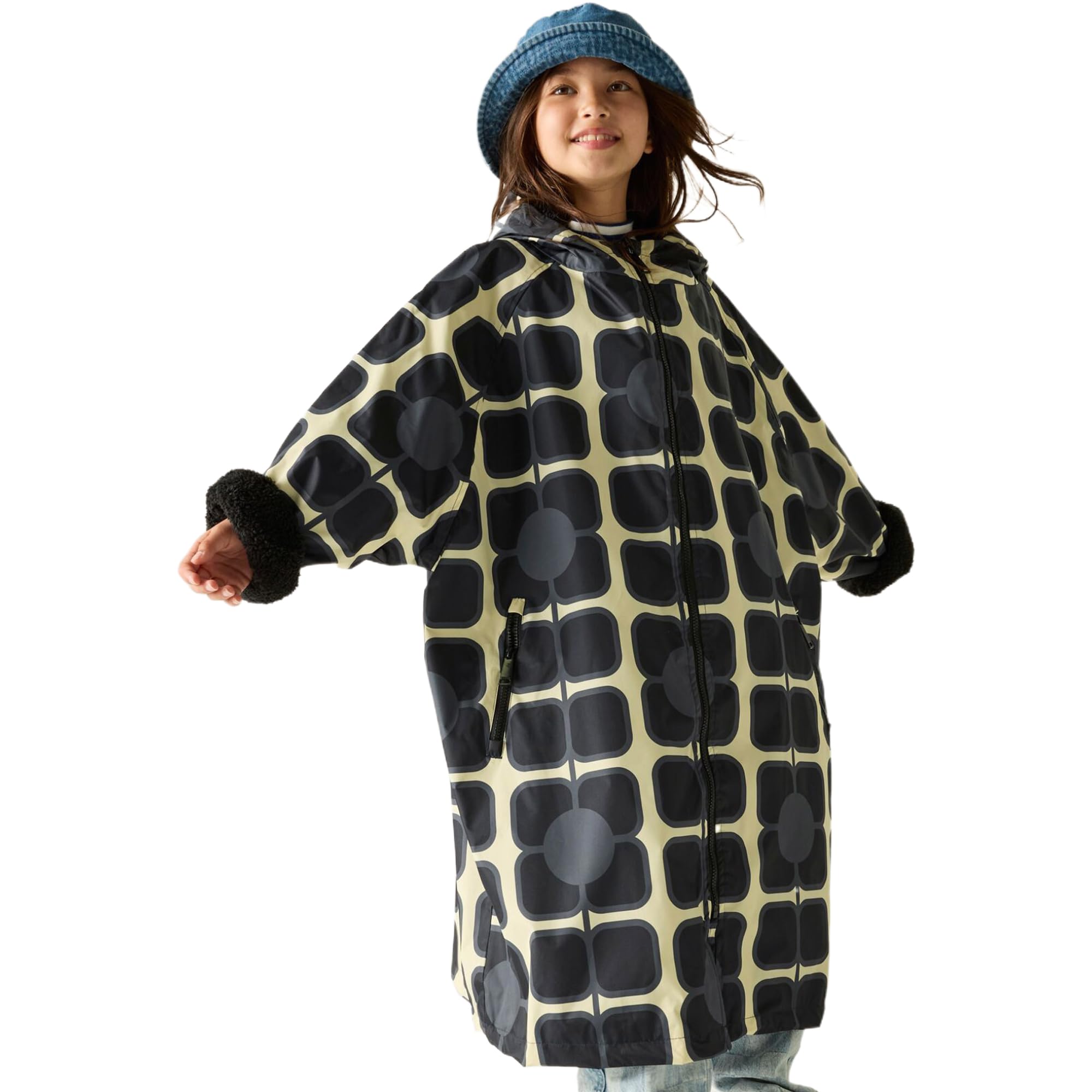 Regatta Girls Giant Poppy Mono X Orla Kiely Changing Robe