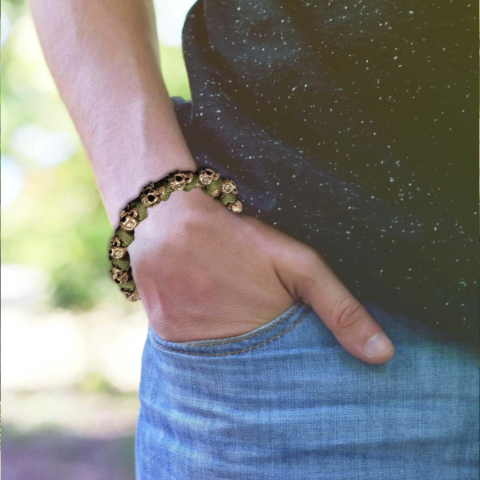 QHQQXN Schmuck Tragbare Armbänder mit NFC Daily Verse-Armband Kristall-Statement-Halsketten für