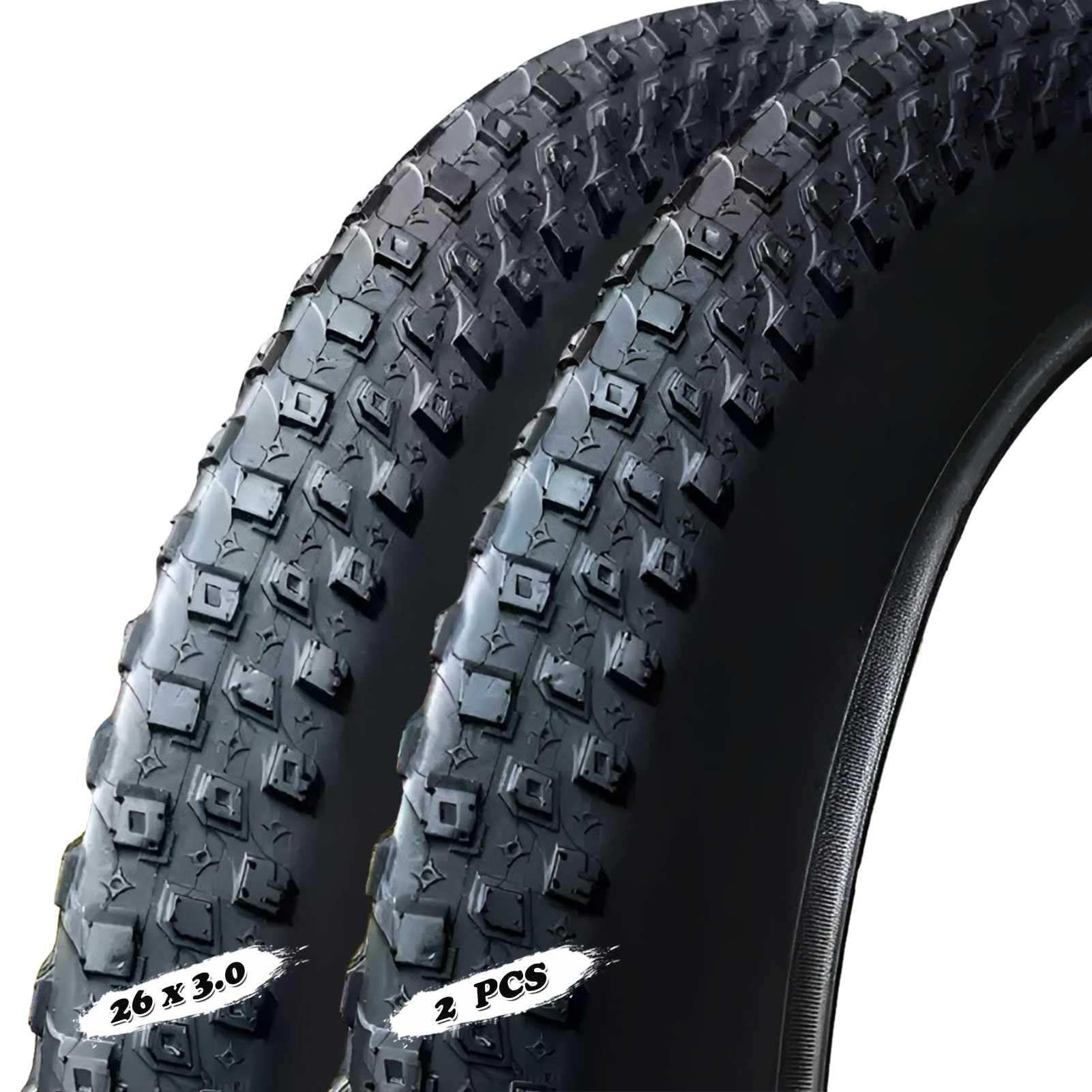 26x3.0 Opona Fat Bike Wszystkie Nawierzchnie Wysoka Przyczepność 26-3.0 Odporna na Zużycie 26 3.0 Gruby Bieżnik Clincher dla Roweru Elektrycznego MTB Śnieg Plaża(TIRE)