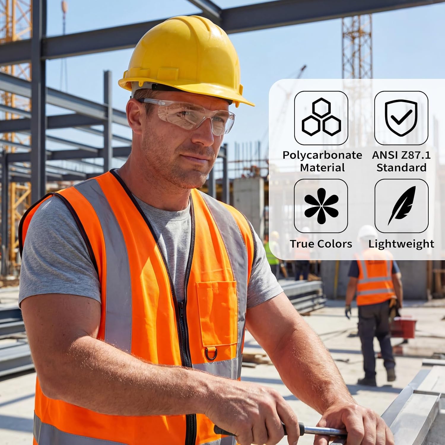 30 Pack Safety Glasses ANSI Z87.1 Scratch Resistant Eyewear for Women Man Lab Goggles Eye Protection - Image 3