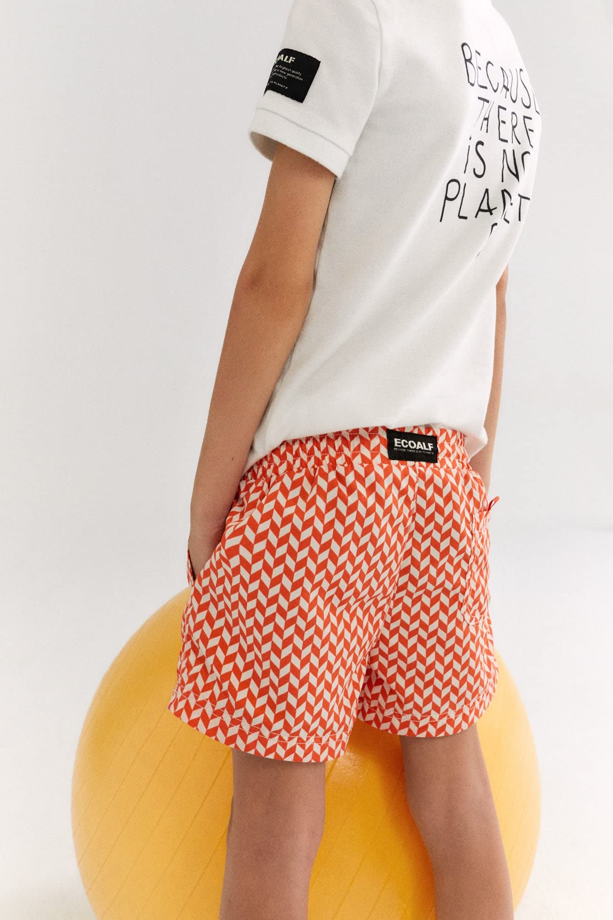 ECOALF, Bañador Niño Printalf, Short Niño, de Nylon, Tejido Reciclado, Bañador Corto, Bañador Bermuda, Secado Rápido