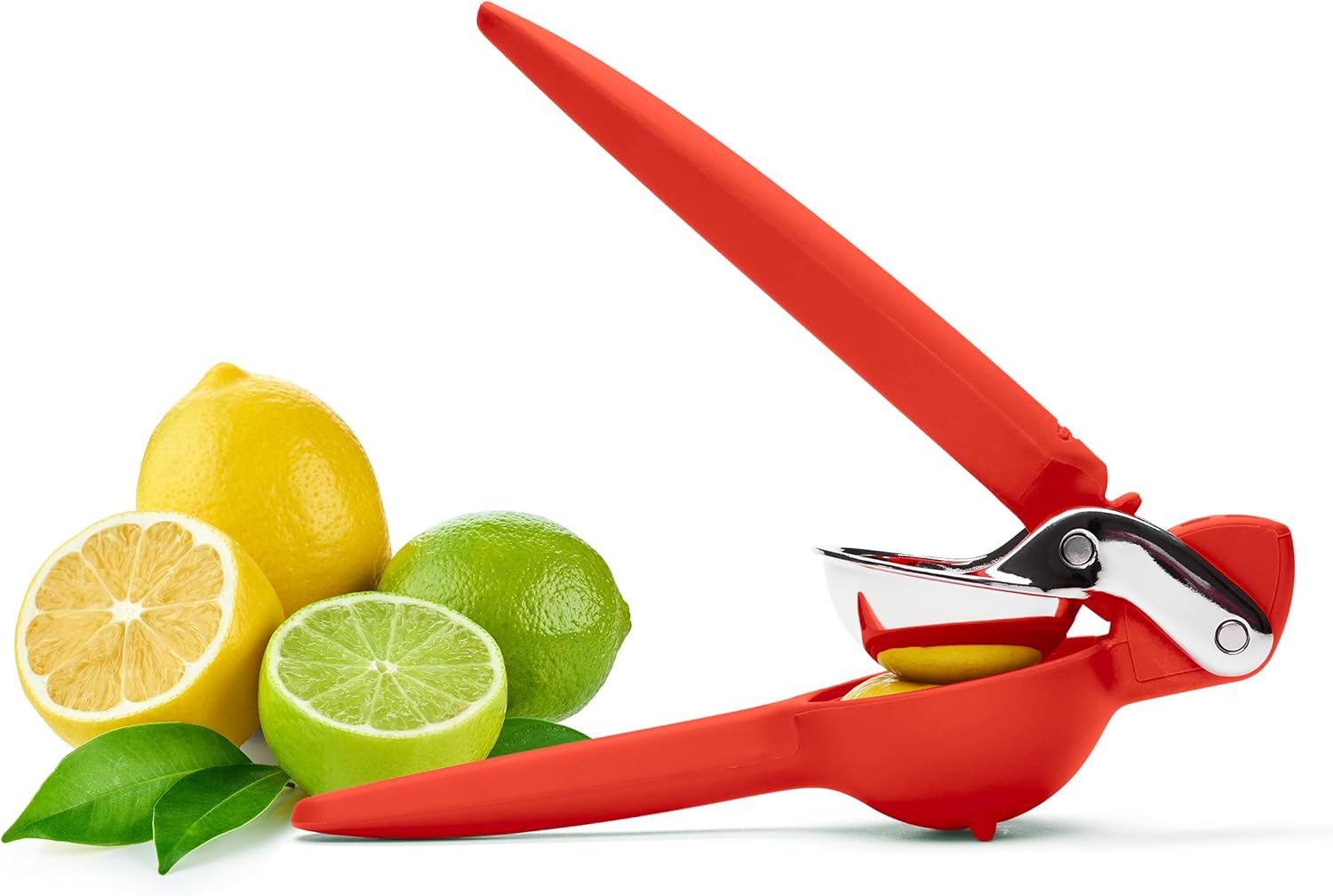Chef’n FreshForce Lemon Squeezer Citrus Juicer, Manual Hand Press with Dual-Gear Power for Maximum Juice Extraction, Durable, Persimmon Orange Chef’n FreshForce Lemon Squeezer Citrus Juicer, Manual Hand Press with Dual-Gear Power for Maximum Juice Extraction, Durable, Persimmon Orange
