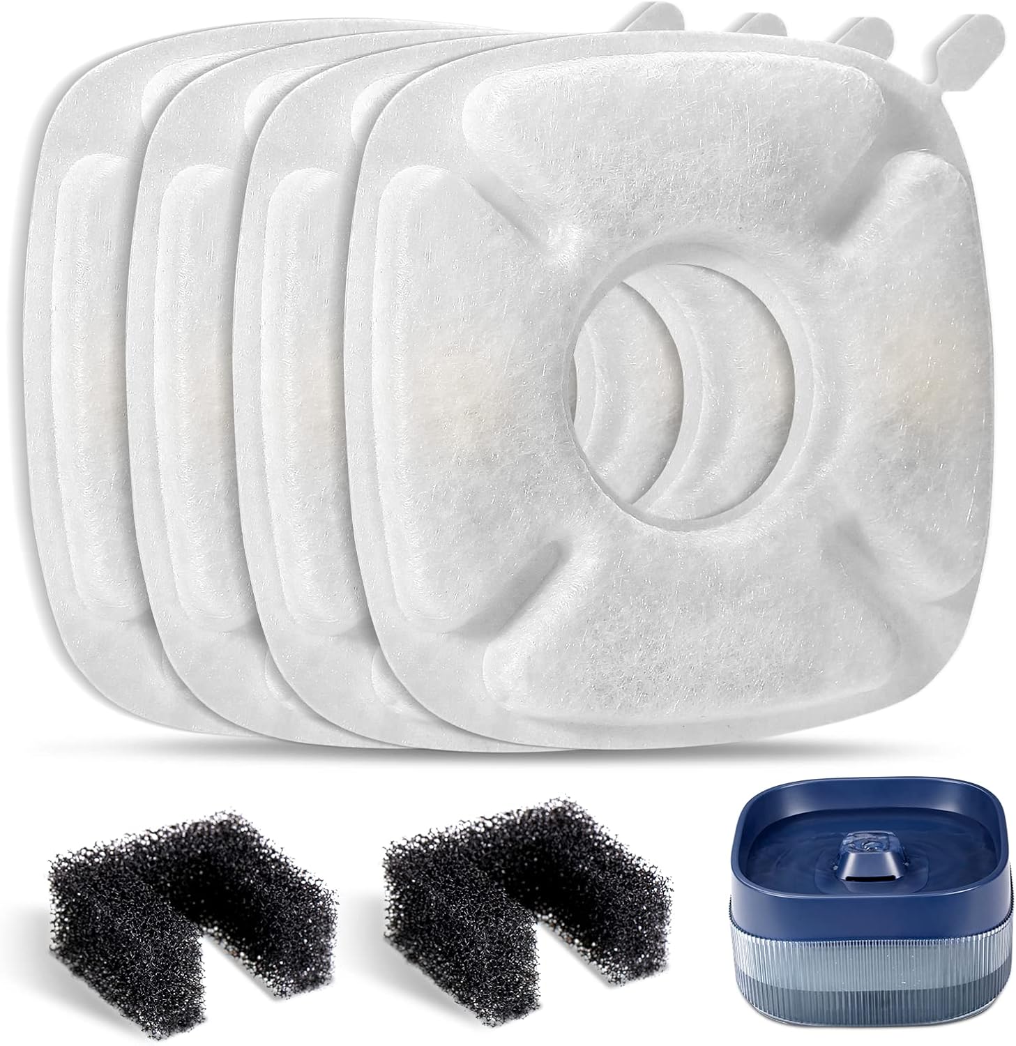 Pet Water Fountain Replacement Filters for 135oz/4L Dog