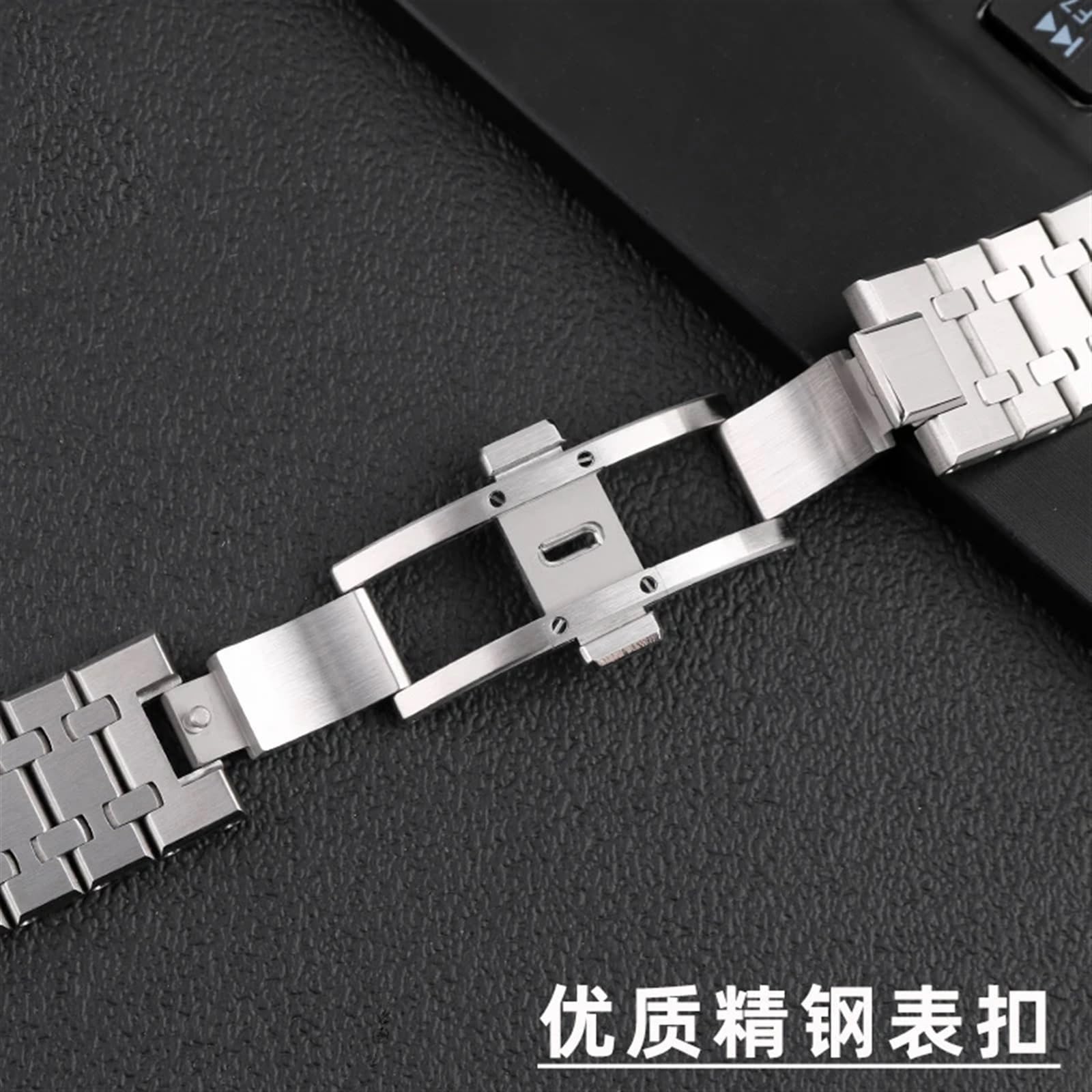 Dla AP Royal Oak Fine Steel Watch Band 15400/26331/15500 męski łańcuszek do zegarka 26mm 28mm akcesoria do zegarków