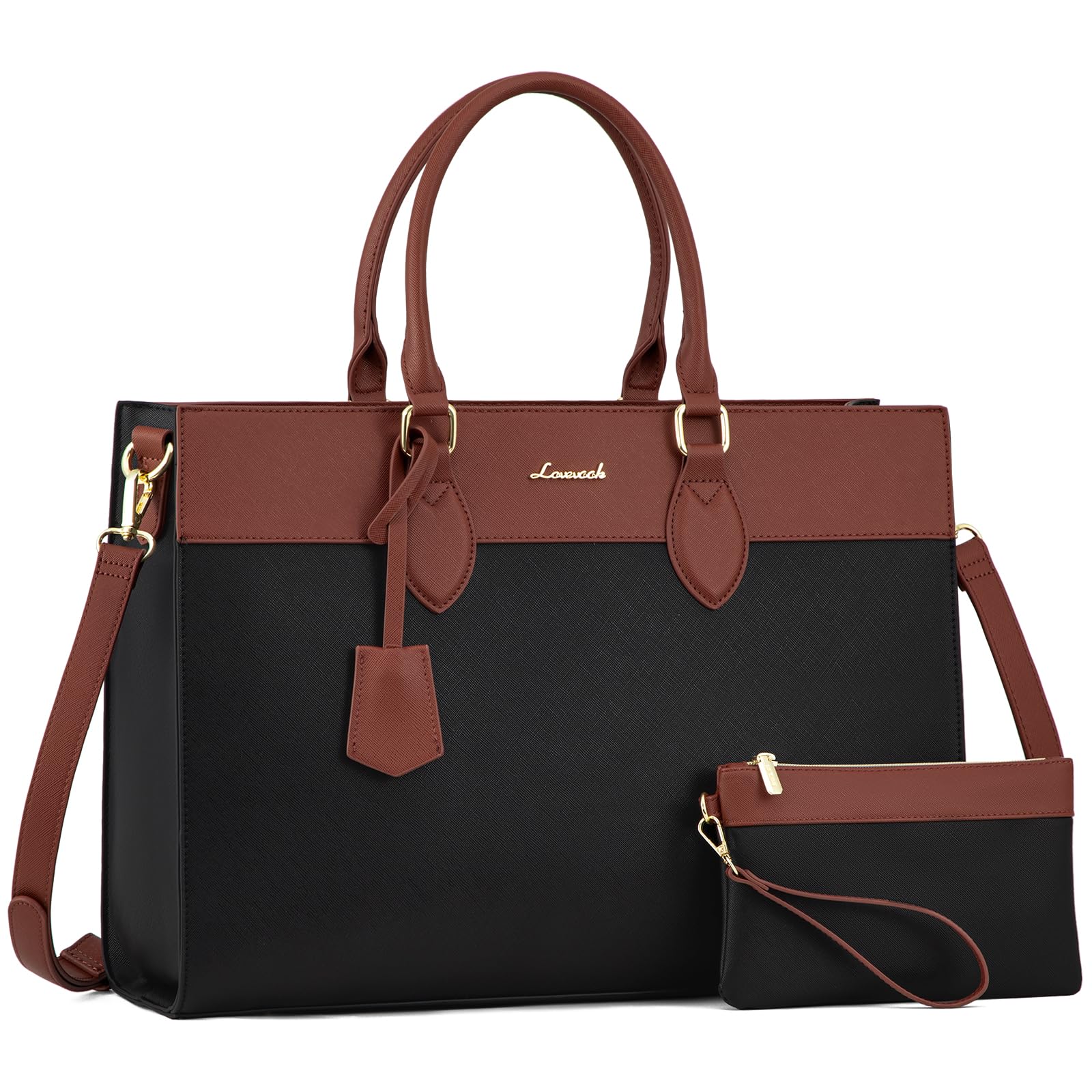 LOVEVOOK Handtas dames grote shopper tas dames, nude, Large