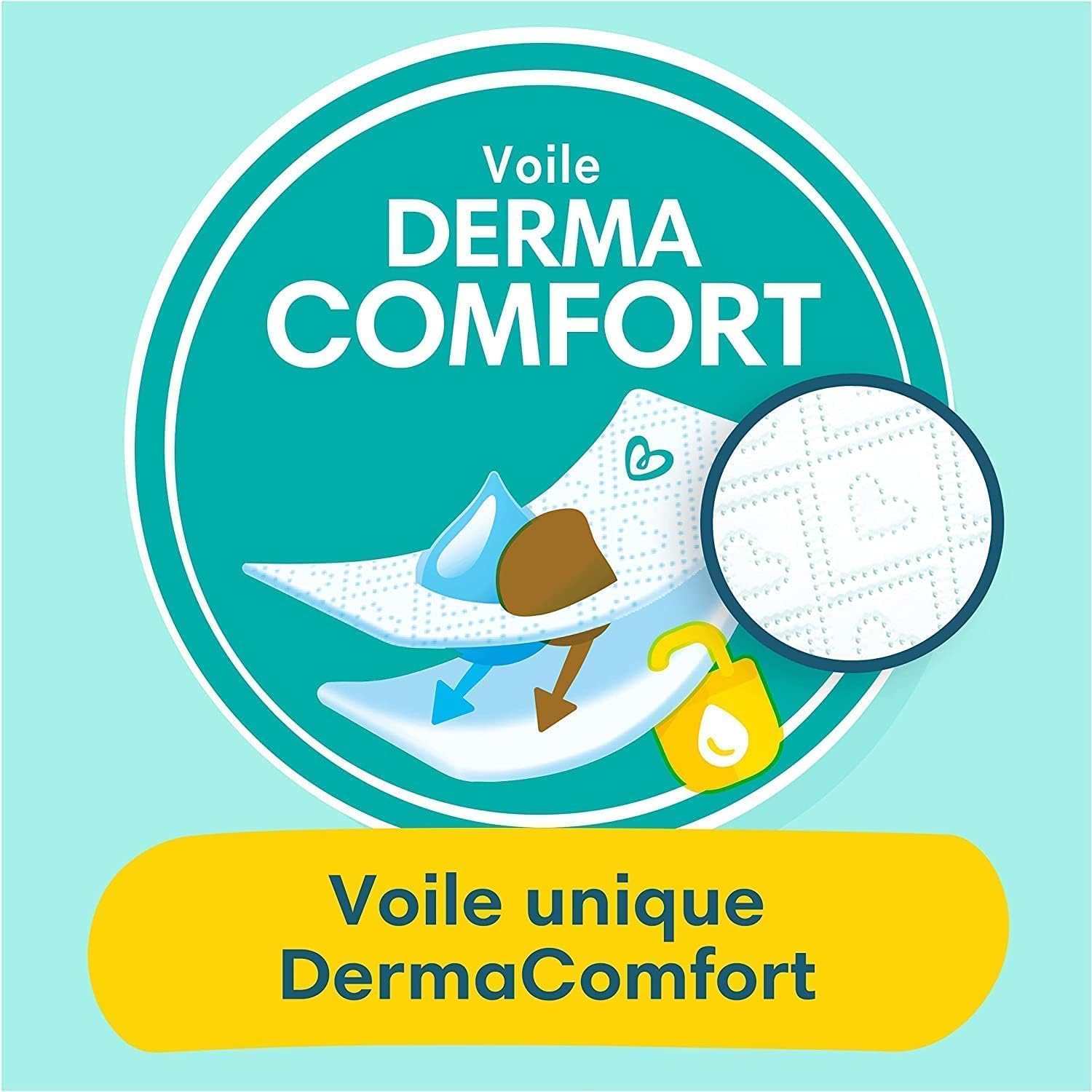 Pack Duo Pampers Premium Protection Taped, Taille 2 (240 couches) et Taille 3 (204 couches)