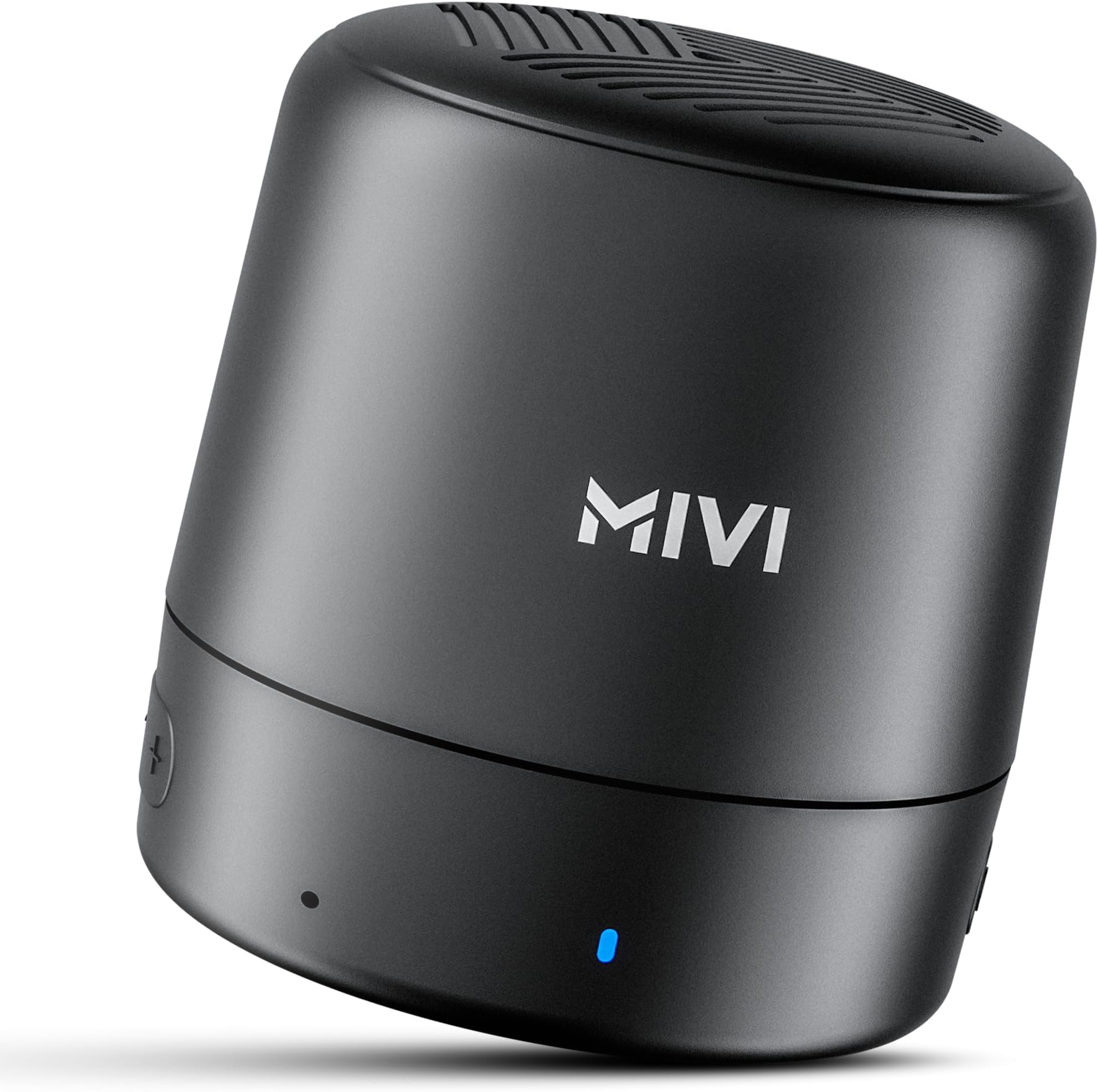 Mivi Play Bluetooth Speaker with 12 Hours Playtime. Wireless Speaker Made in India with Exceptional Sound Quality, Portable and Built in Mic-Black