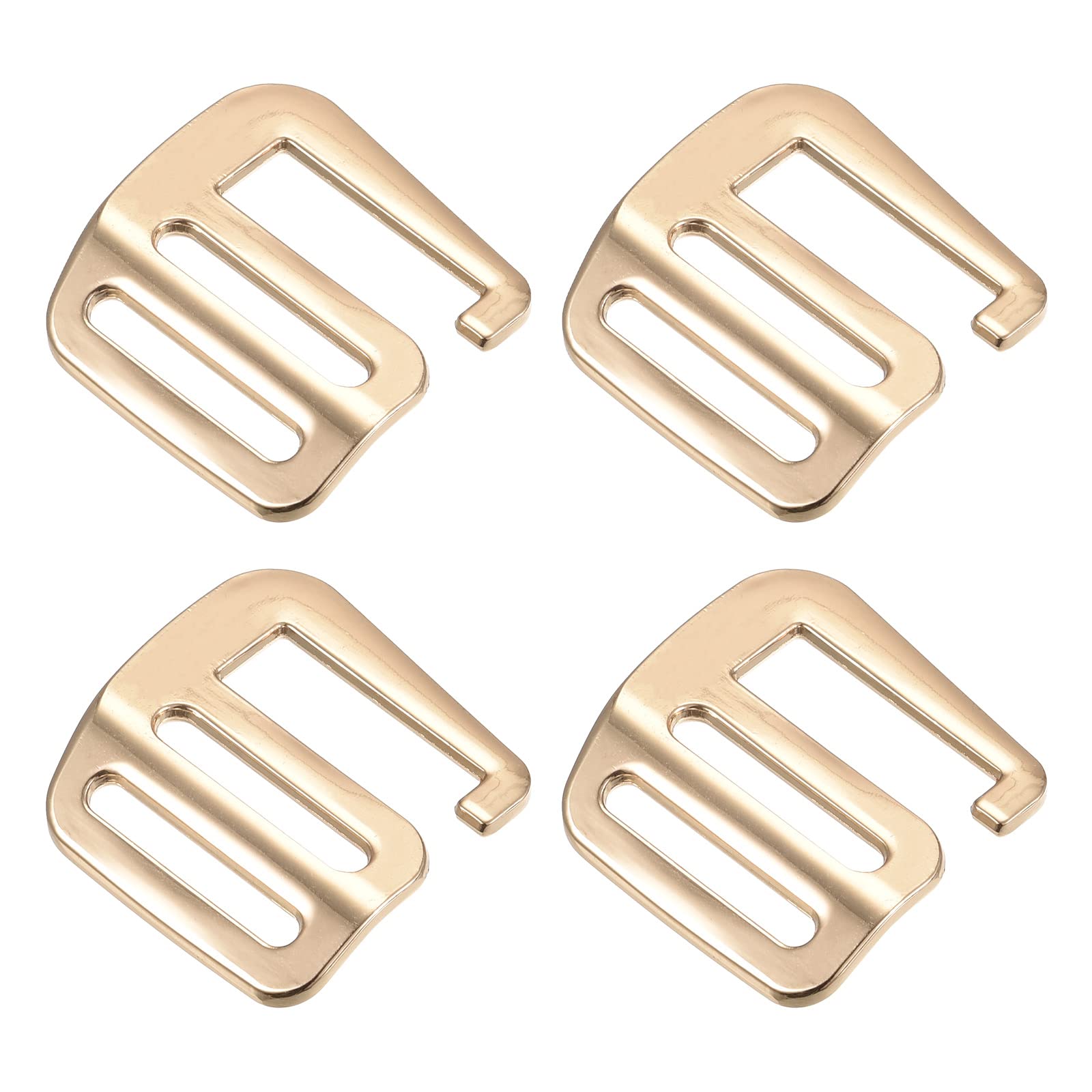uxcell Metal G Hooks Webbing Buckles, G-Hook Wave Buckle Adjuster Slide Buckle for Backpack Straps Webbing