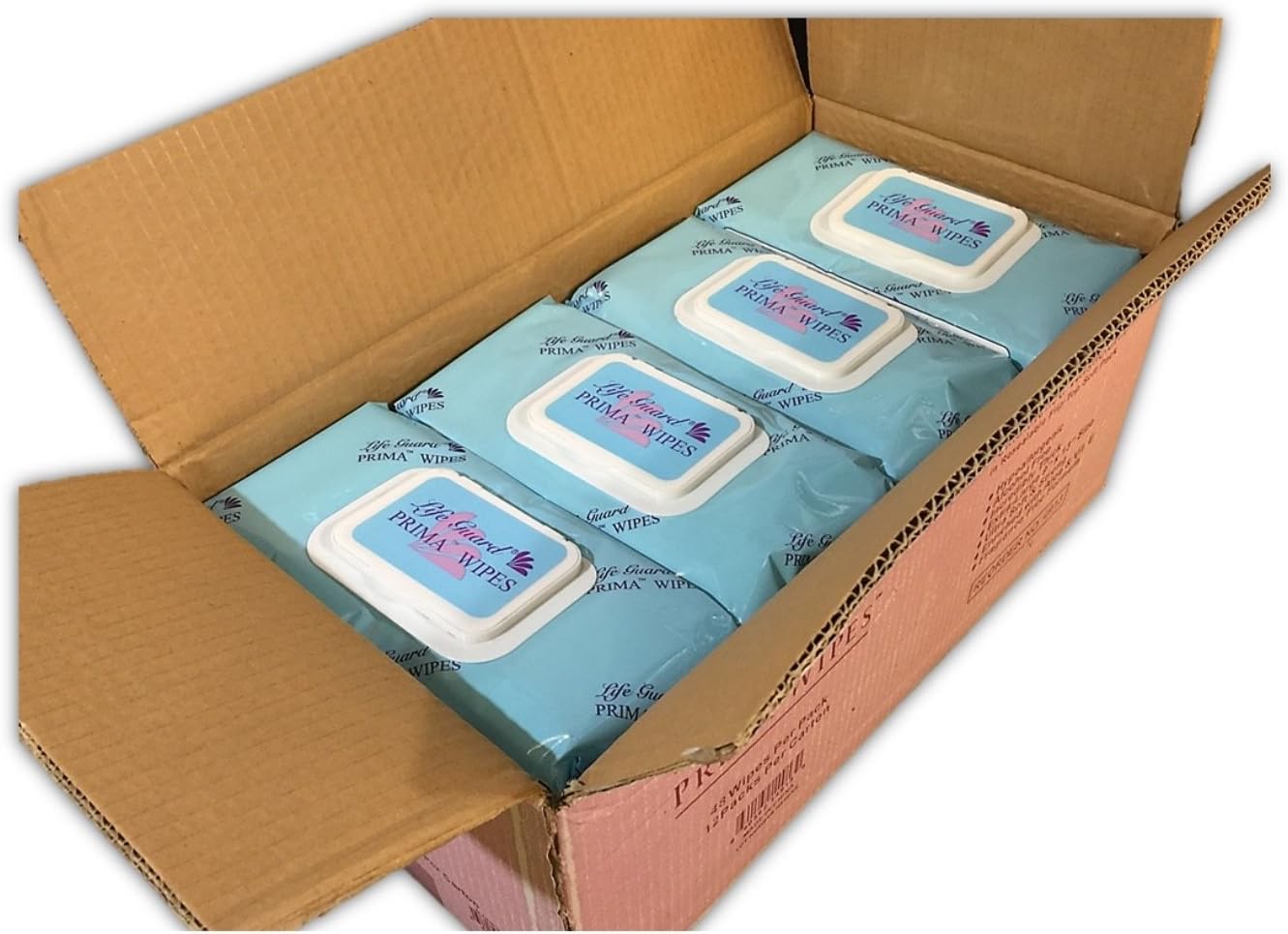 Buy 1 get 1 Prima Wipes Adult Washcloths, Bulk 12 Pack Case with 48 Extra-Large 9x13 Wipes Per Pack