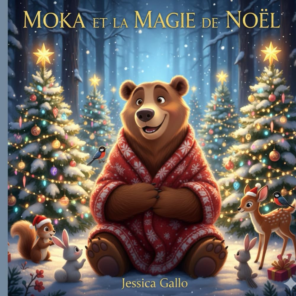 Moka et la Magie de Noël: Découvrez la véritable magie de Noël à travers les yeux d’un ours très, très endormi