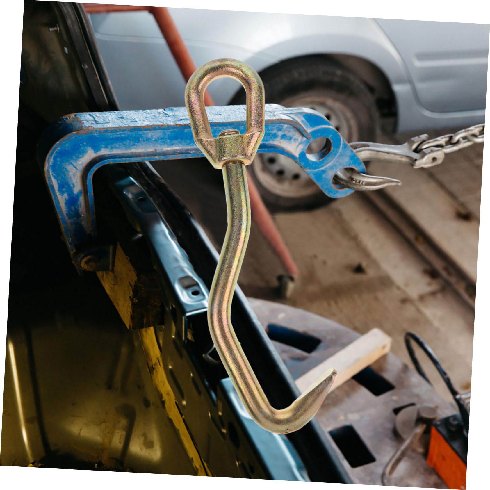 Gancio per Carrozzeria Estrattore di Ammaccature in Metallo Resistente Meccanismo di Fissaggio Stabile, Strumento per Riparazione Lamiere Auto Professionale per Officine e Carrozzieri