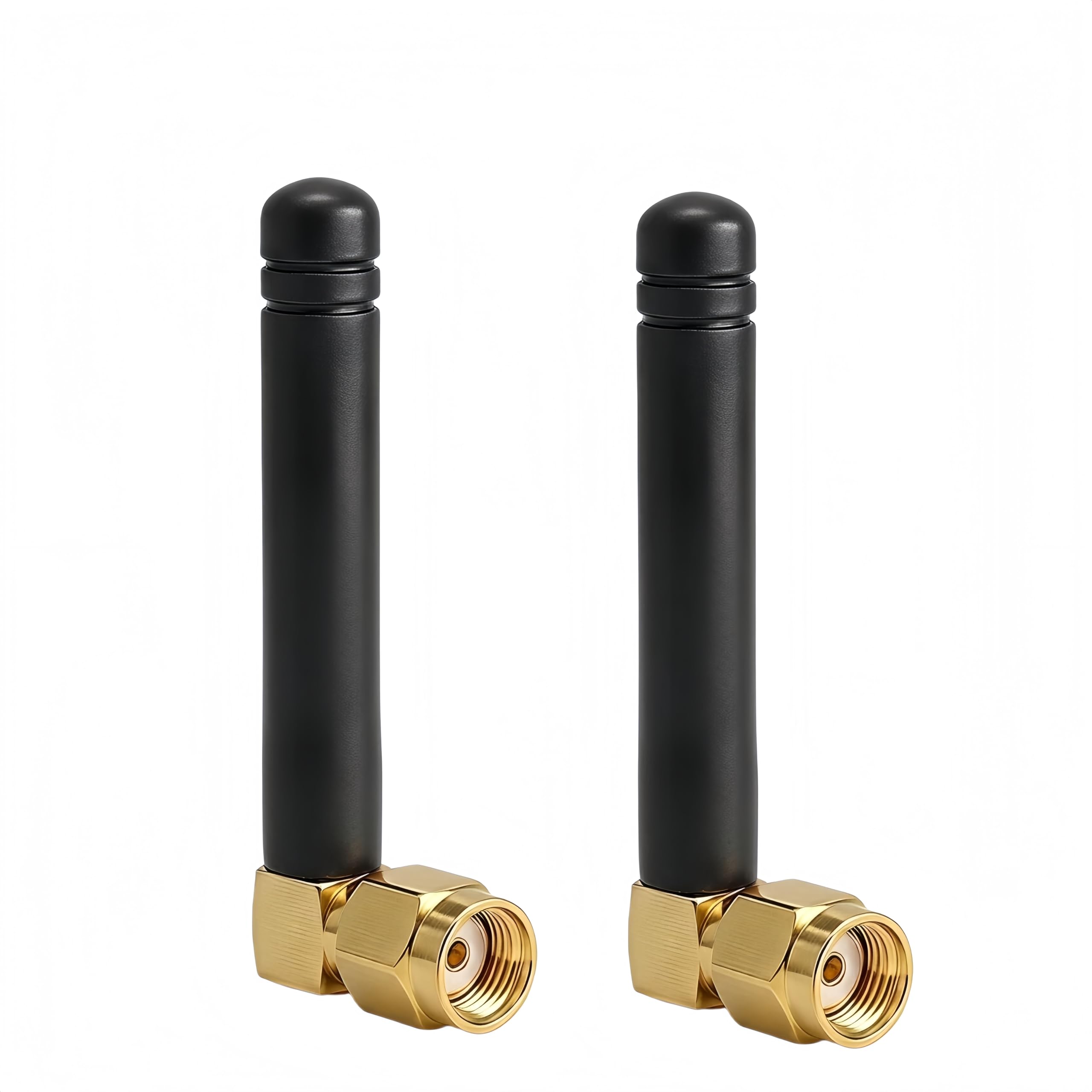 2-Pack Mini Dual Band WiFi 6 Antenna – 2.4GHz/5GHz/5.8GHz MIMO 3dBi RP-SMA Male Right Angle for FPV Drone, Bluetooth USB Adapter, WiFi 6E PCIe Card, Mini PC, Motherboard, Router, Backup Camera-image-30