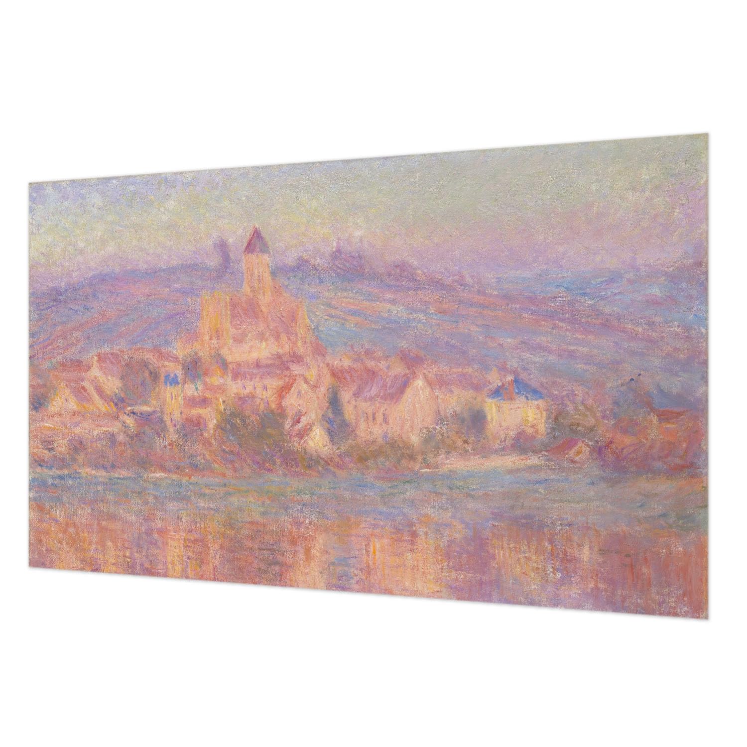 Papier peint chambre à coucher motif ville charmante grand format décoratif 416x254 cm