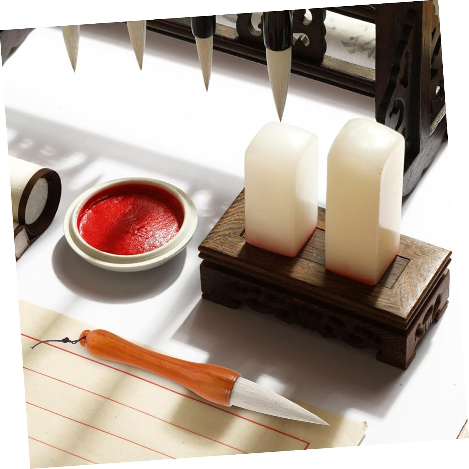 Art Brush Pen Fine Tip Calligraphy Brush for Chinese Painting Lightweight and Portable for All Ages and Skill Levels Versatile for Calligraphy Drawing and Writing