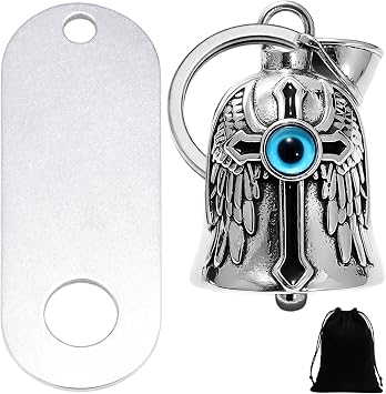 4Pcs Guardian Bell for Motorbikes Set, Motorcycle Accessories, Guardian Bell Motorcycle Suitable for Daily Commuting and Long Distance Touring