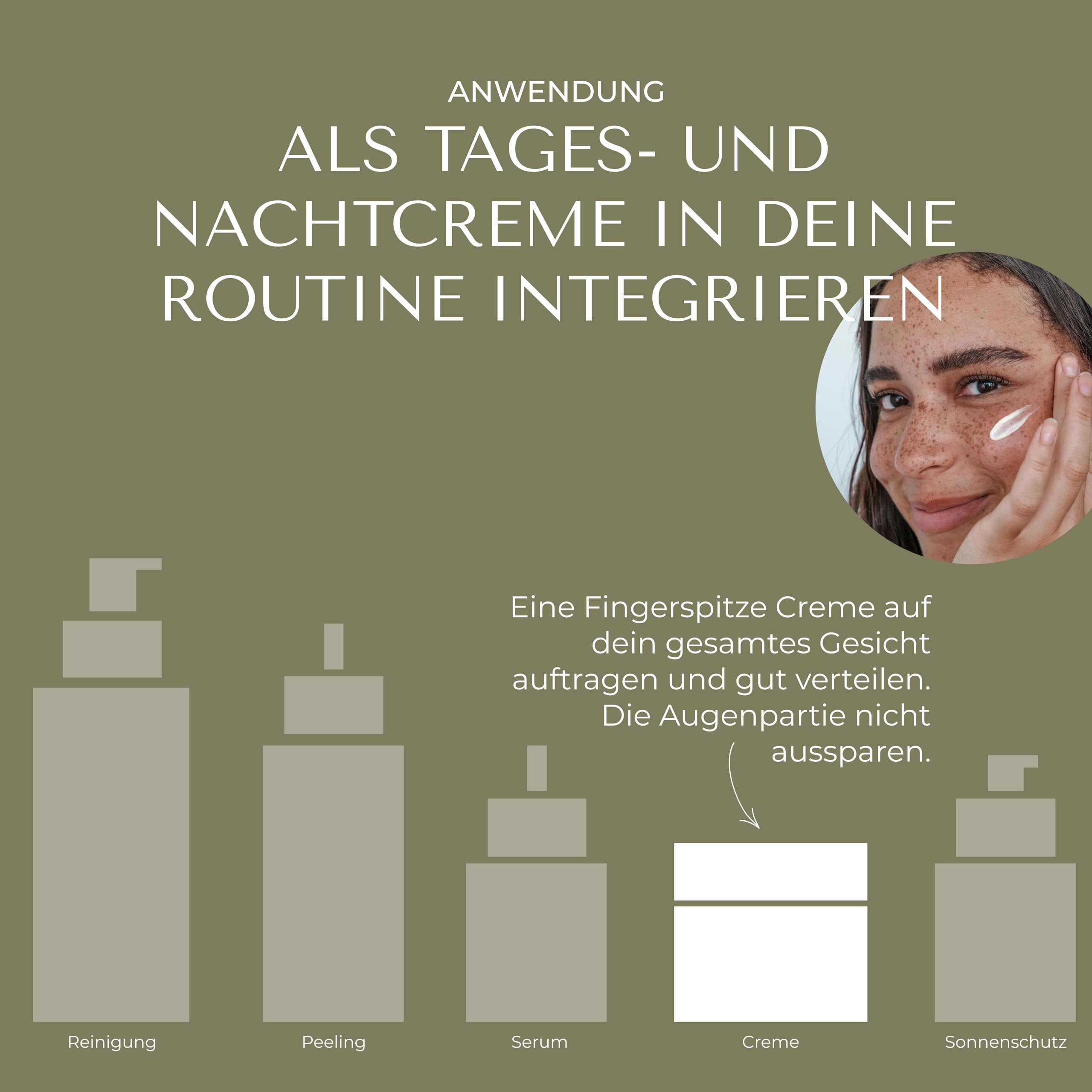 individuelle Anti-Aging Gesichtscreme I reichhaltige Creme für intensive Feuchtigkeit und ein straffes, strahlendes Hautbild