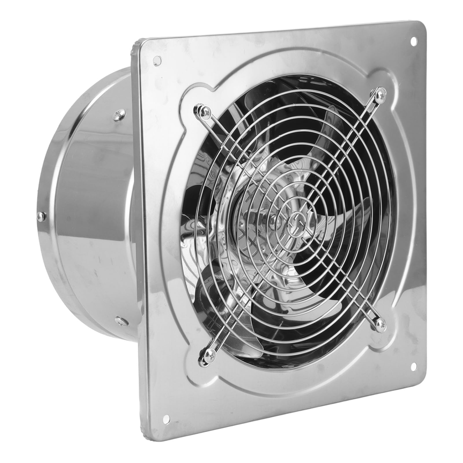 Ventilateur de Salle de Bain Silencieux avec Moteur à Double Roulement 52 W 220 V, Ventilateur d'extraction à 7 Pales pour Cuisine, Garage, Sous-sol, Atelier, Amovible et Facile à Installer à