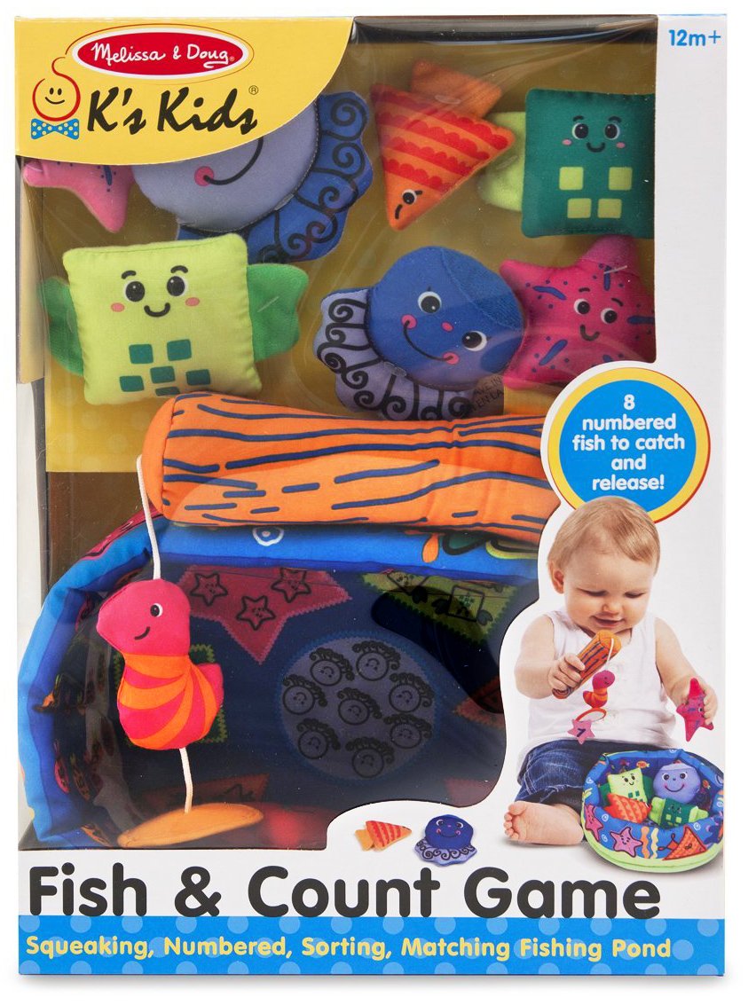 K's Kids Fish and Count - Gioco di apprendimento + mini pad Melissa & Doug Scratch Art
