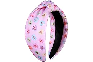 Valentine's Day Pink Heart Knotted Hairband