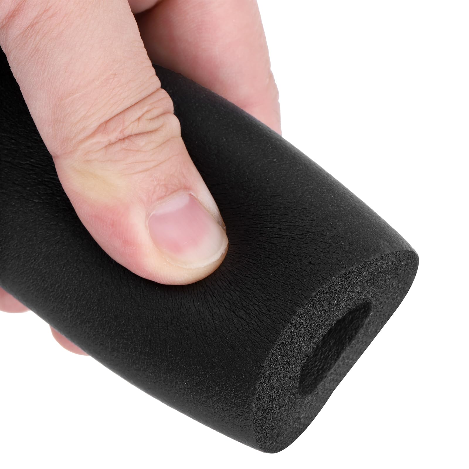 M METERXITY Pipe Insulation Tube, 17 X 2.4(L X OD) Foam Pipe Covers, Pre-Slit Clamp For Padding/Bumper Corner Edge Protection/Handle Water Pipes [Orange