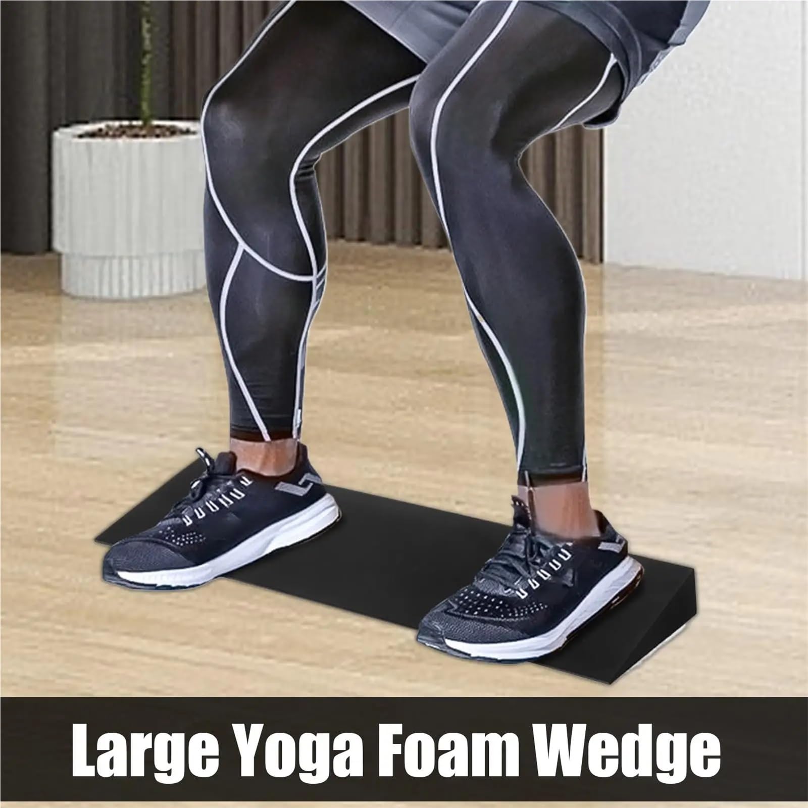 Blocchi yoga Cuneo for allungamento dei muscoli Tavola for stretching Cuscinetto for piedi squat in EVA Inclinazione regolabile for esercizi a casa for principianti anziani