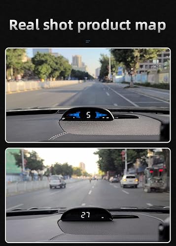 Miniatura 9 de G2 HUD Auto Hud Display Car Projector Alarma Head Up Display Velocímetro Parabrisas Accesorios electrónicos (negro)