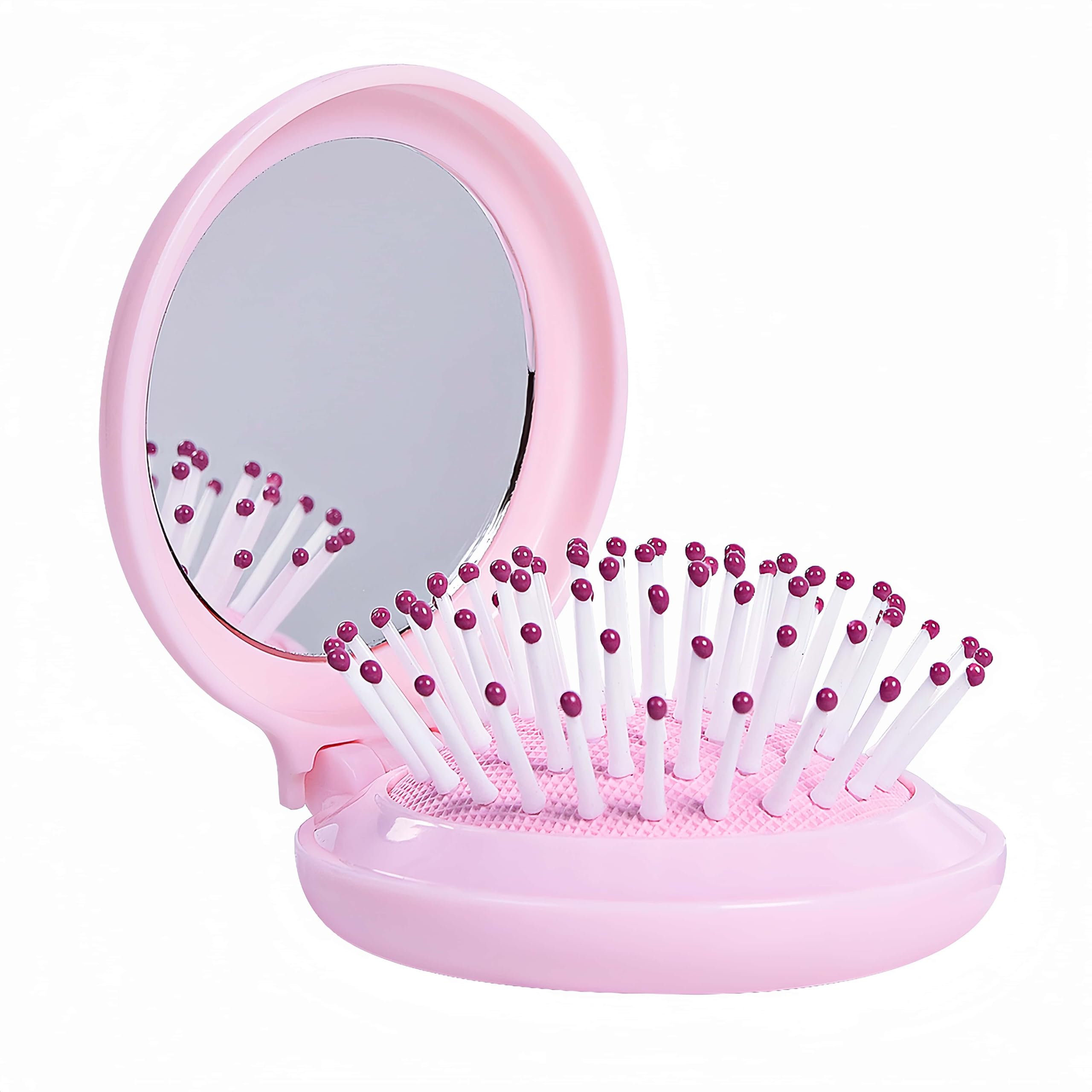 Amazon.com : Arthaxi Hair Brush with Mirror, Compact Mirror with