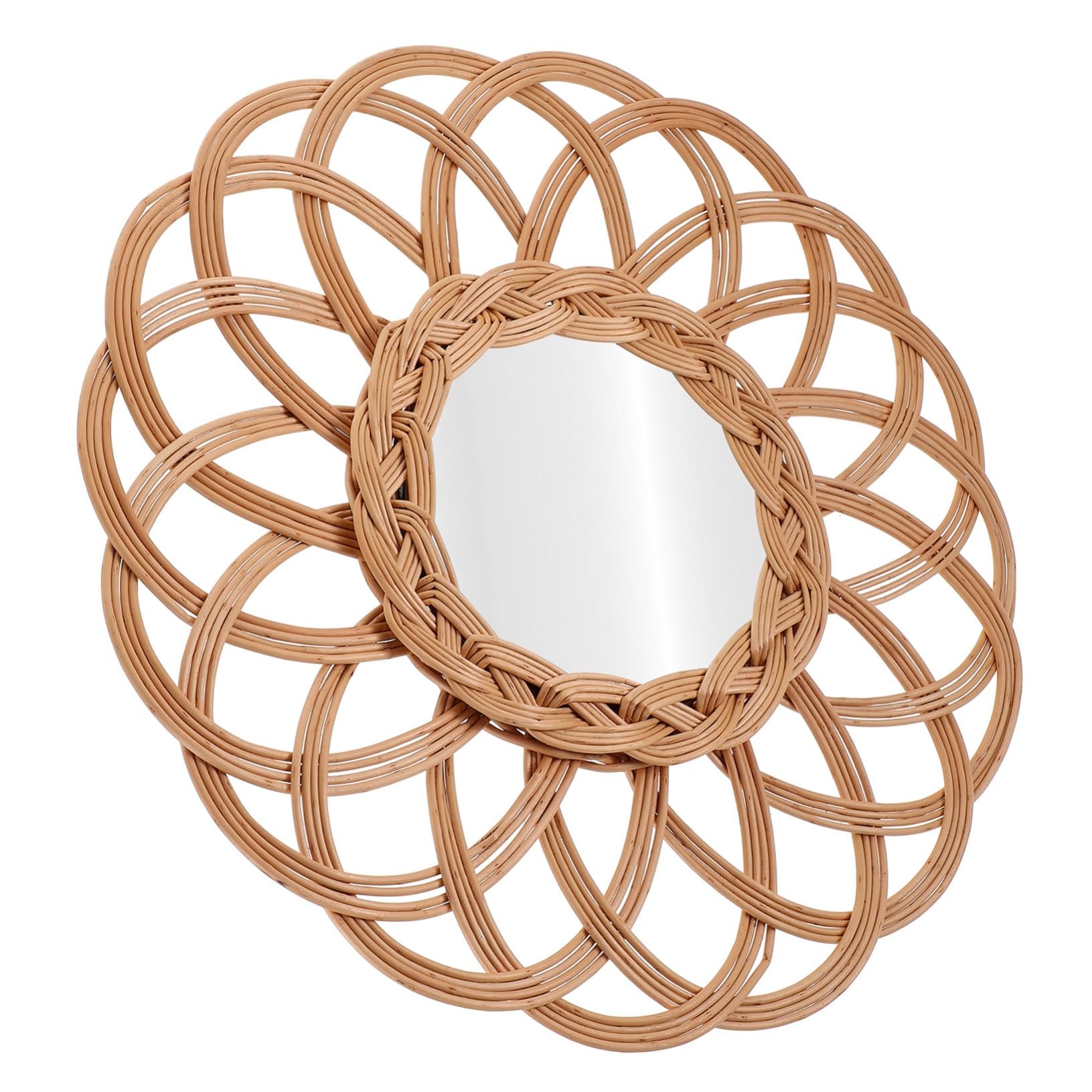 Miroir suspendu bohème pour illuminer une chambre sombre facilement