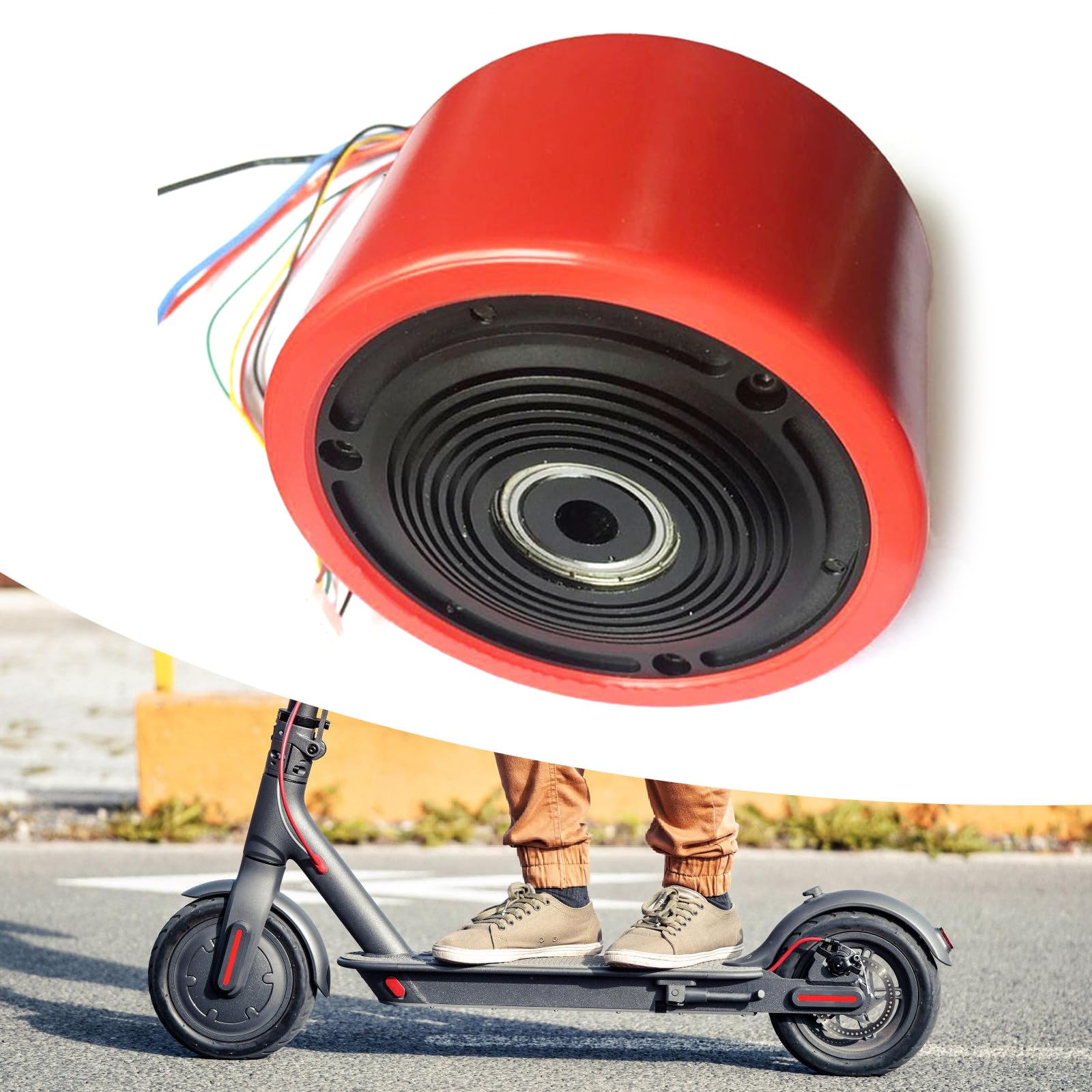 Durabilité Hub Motors Wheel Electric Skateboards Roue Skateboards Remplacement pour Longboards Scooters Améliorés Moteurs Hub Scooters