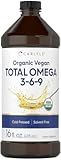 Carlyle Omega 3 6 9 | 16 fl oz | Cold Pressed | Certified Organic, Vegan Supplement | Vegetarian, Non-GMO, Gluten Free, and Solvent Free