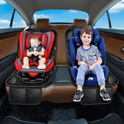 Miniatura 7 de Protector de asiento de automóvil, paquete de 2 cojines para asiento de automóvil, acolchado más grueso, fundas impermeables de tela 600D para
