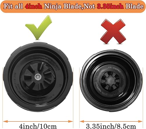 Miniatura 3 de Vasos de licuadora de repuesto para Ninja, vasos de licuadora de 24 onzas con tapas para llevar compatibles con Ninja BL450 BL456 BL480 BL482 BL642