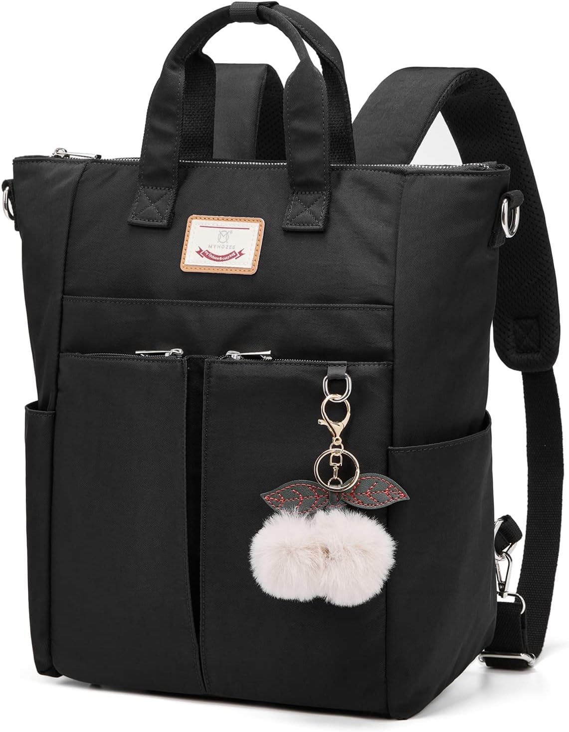 Myhozee Rucksack Damen Handtasche 3 in 1 Laptop Rucksack mit 15.6