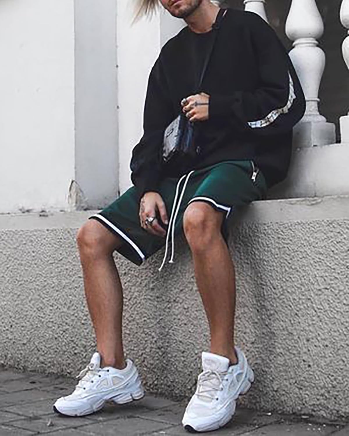 DIOTSR Mens Mesh Basketball Shorts Running Athletic Gym Workout Shorts with Zip Pocket - Image 4