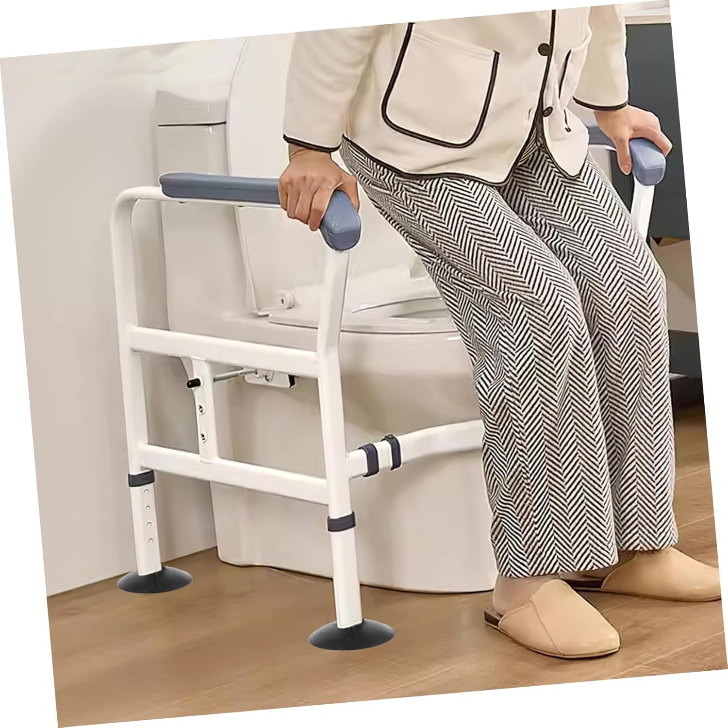 Garneck 20pcs - Feet Tip Caps for Shower Chair Furniture Chair Levelers Ergonomic Replacement Foot Pads Cup Design for Enhanced in Bathrooms and Transfer Tables