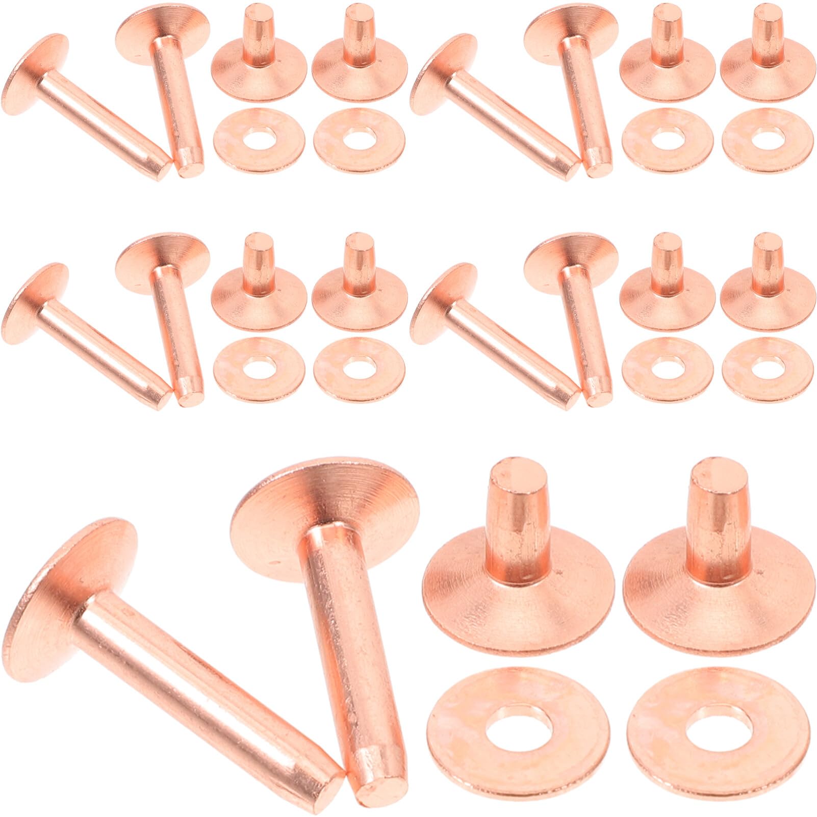 LALAFINA 154piezas Kit De Remaches Redondos De Cuero Para Hacer Tú Mismo Para Ropa Pinchos Redondos Para Cinturón Bolso Pinchos Metálicos Estilo Punk