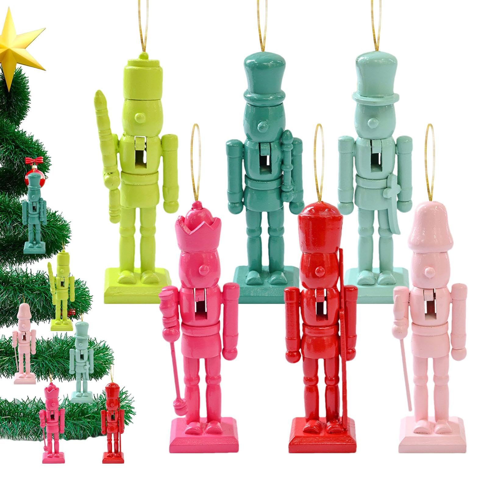 Amazon.co.jp: 木製くるみ割り人形の装飾品、木製クリスマスくるみ割り